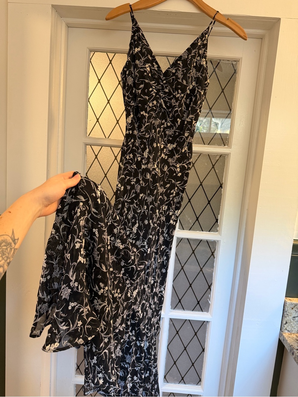 Floral mermaid dress